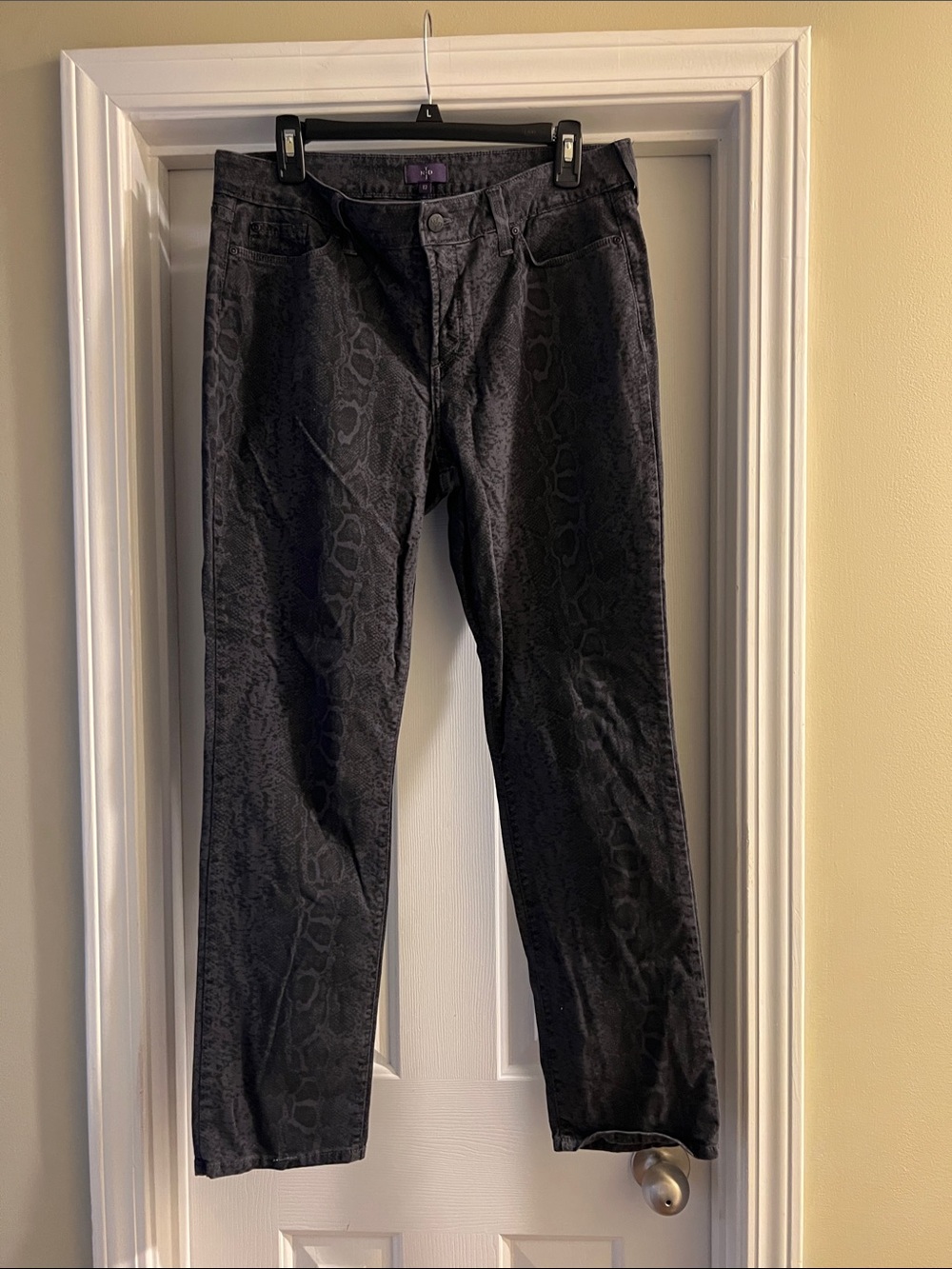 NYDJ Snake-Print Jeans